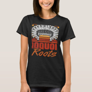 Vintage Iroquois Roots  Native Pride American Indi T-Shirt
