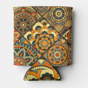 Vintage Islamic motifs, decorative seamless. Can Cooler