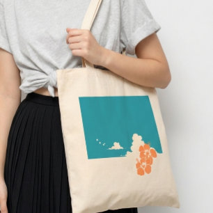 Vintage Island Vibes Retro Canvas Tote Bag