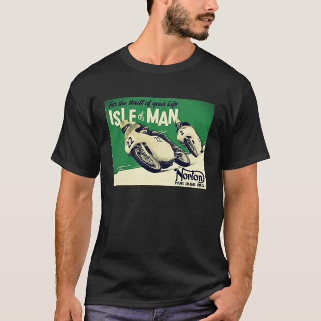 Vintage Isle of man. T-Shirt (Front)