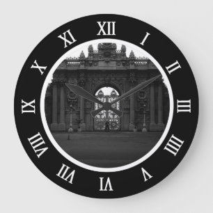 Vintage Istanbul Dolmabahçe palace gate 1970 Butto Large Clock
