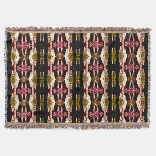 Vintage Istanbul Underground Cistern Basilica Case Throw Blanket (Front)