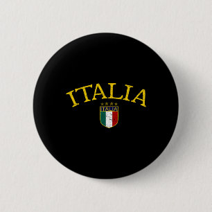 Vintage Italia Soccer 6 Cm Round Badge
