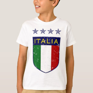 Vintage Italia Soccer Double-sided T-Shirt