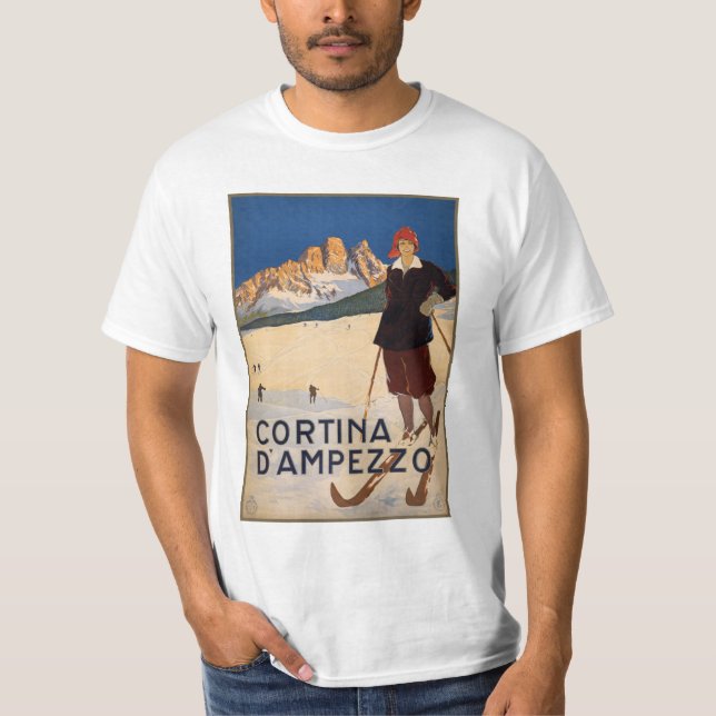 Vintage Italian Alps clothing T-Shirt (Front)