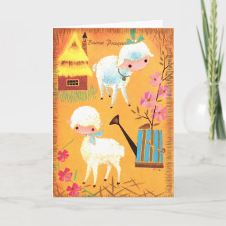 Vintage Italian Easter card 5