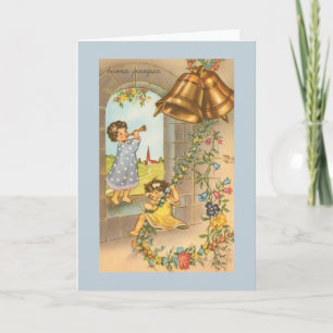 Vintage Italian Easter Greeting Card