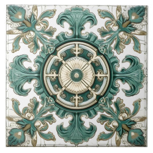 Vintage Italian Mediterranean Pattern Tile