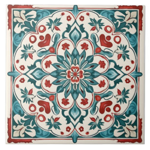 Vintage Italian Mediterranean Pattern Tile