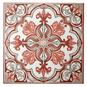 Vintage Italian Mediterranean Pattern Tile