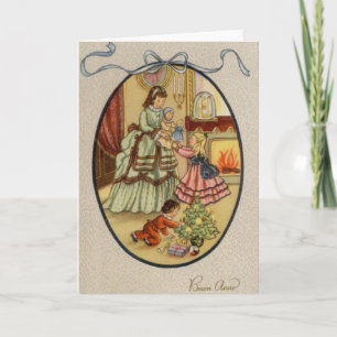 Vintage Italian New Year Greeting Card