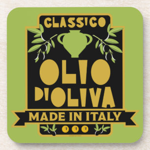 Vintage Italian Olive Oil    Coaster