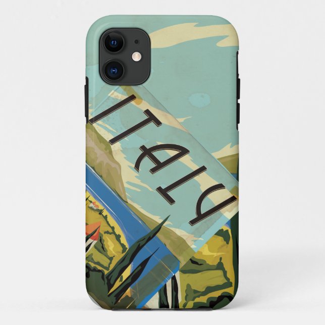Vintage Italian Poster Case-Mate iPhone Case (Back)