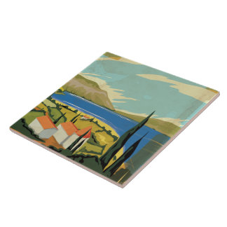 Vintage Italian Poster Tile