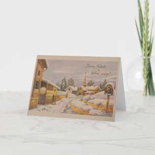 Vintage Italian Religious Christmas Card