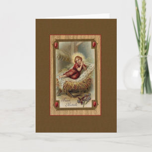 Vintage Italian Religious Christmas Card