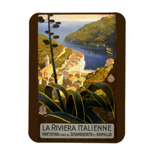 Vintage Italian Riviera Italy magnet