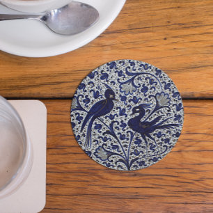 Vintage Italian-Style Love Gifts for Couple Round Paper Coaster