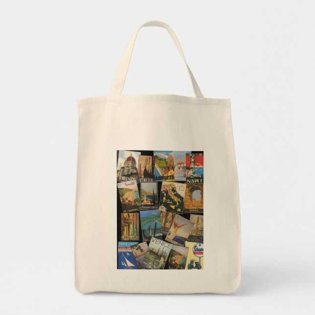 Vintage Italian Travel Posters  Tote Bag (Front)