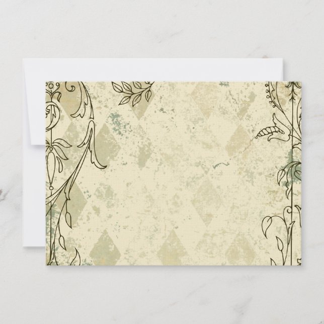 Vintage Italian Verdigris Personalised Thank You (Front)