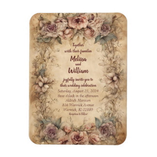 Vintage Italian Wedding Magnet