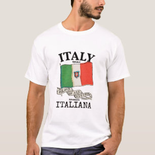 Vintage Italy Country Flag T-Shirt
