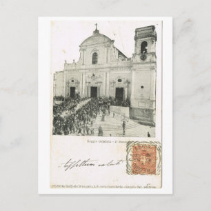 Vintage Italy, Festival, Cathedral, Reggio Postcard