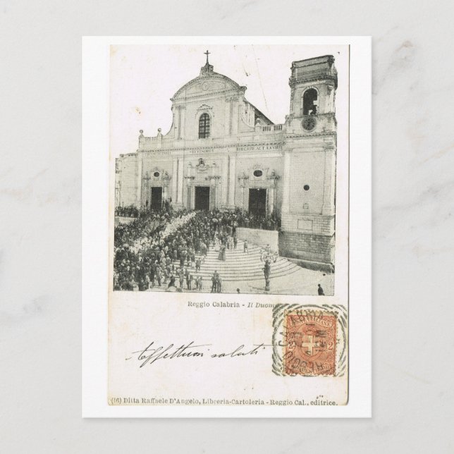 Vintage Italy, Festival, Cathedral, Reggio Postcard (Front)