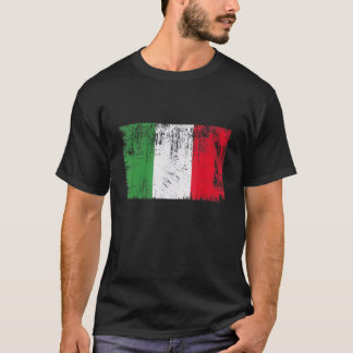 Vintage Italy Flag Cool Italia Italian Flags Men W T-Shirt
