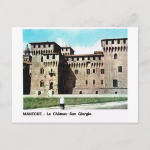 Vintage Italy,   Mantova, Castle of St George Postcard