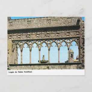 Vintage Italy, Rome, Vatican, Papal Palace Postcard