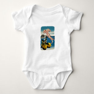 Vintage Italy Travel Baby Bodysuit