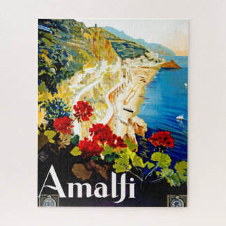 Vintage Italy Travel Illustration Art Jigsaw Puzzle