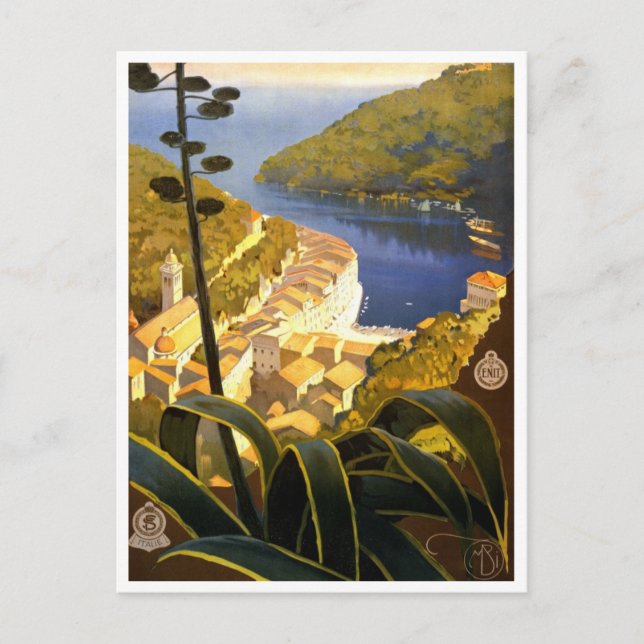 Vintage Italy Travel Postcard (Front)