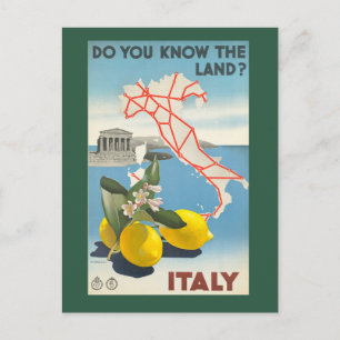 Vintage Italy Travel Postcard