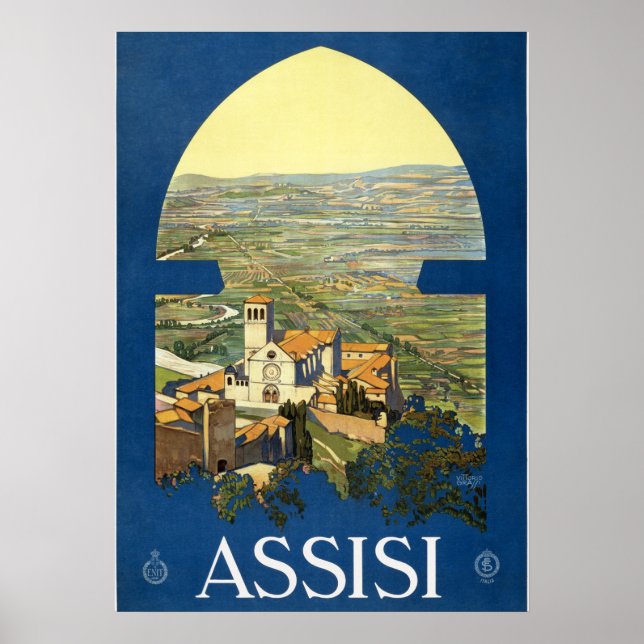 Vintage Italy Travel Poster (Front)