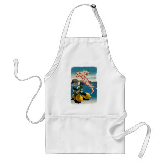 Vintage Italy Travel Standard Apron
