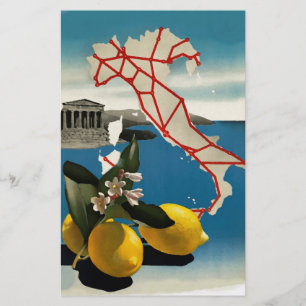 Vintage Italy Travel Stationery