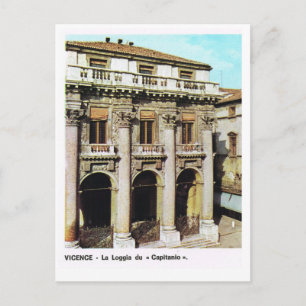 Vintage Italy, Vicenza, Loggia Capitania Postcard