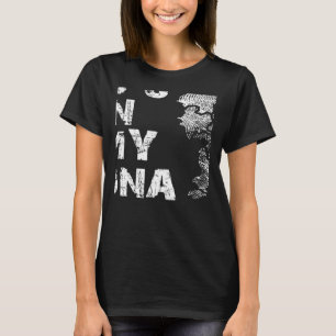 Vintage Its In My DNA Austria Map Fingerprint Aust T-Shirt
