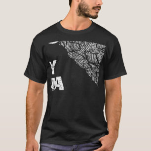 Vintage Its In My DNA Brazil Map Fingerprint Brazi T-Shirt