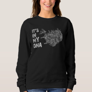 Vintage It's In My Dna Iceland Outline Map Iceland Sweatshirt