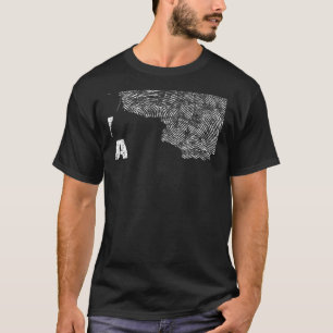 Vintage Its In My DNA Lithuania Outline Map Lithua T-Shirt