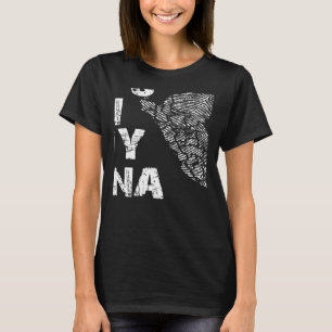 Vintage It's In My DNA Peru Fingerprint Map Peruvi T-Shirt