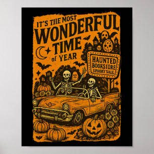 Vintage It's The Most Wonderful Time Of The Year H Poster