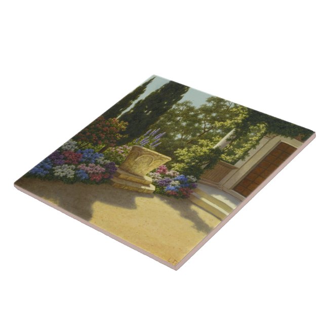 Vintage Ivan Choultse Jardin Villa Cypris      Tile (Side)
