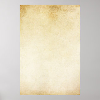 Vintage Ivory Grunge Parchment Paper Background Poster