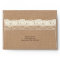 Vintage Ivory Lace and Medium Burlap Envelope