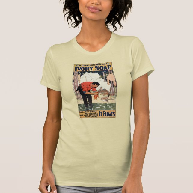 Vintage Ivory Soap Advertisement T-Shirt (Front)