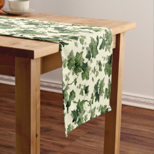 Vintage Ivy pattern Short Table Runner